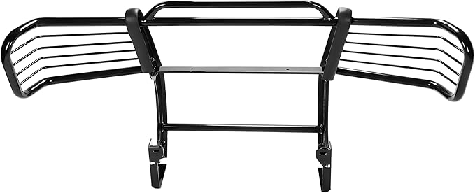 KUAFU Grille Guard Compatible with 2002-2009 Chevy Chevrolet Trailblazer EXT Bull Bar Front Bumper Grill Grille Guard Protector Brush Push Bar Powder Coated Black Steel