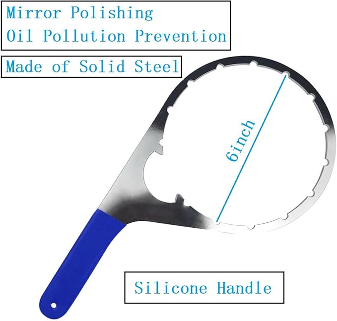 Replace for Davco 6" ID 380134 382 Colar/Vent Cap Oil Fuel Filter Wrench for Fuel Pro 382, 380