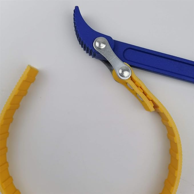 Belt Type Oil Filter Wrench Car Multi-Purpose Adjustable removal Wrench Auto Engine Tools Motorcycle Repair Belt for Filter and Pipe 8 Inch