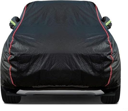 Breathable New Material, Waterproof Car Cover, Locks and Zipper Doors, Sunscreen Waterproof UV Prevention Snowproof Wind and Windproof,Suitable for Indoor Outdoor,for SUV (181" to 190") B11