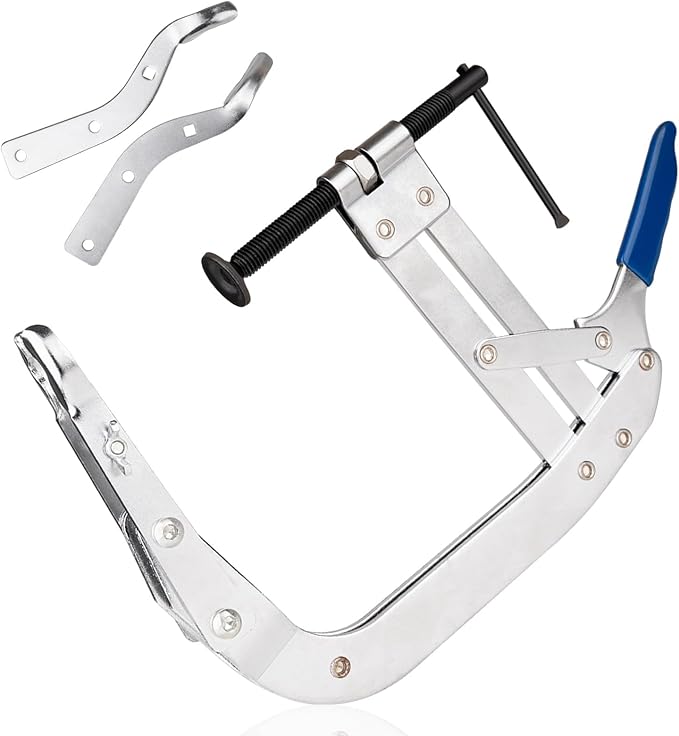 8inch Valve Spring Compressor, Valve Spring Compressor Tools, Valve Compressor Tool, Multi-Function Spring Pulling and Dismantling Tool, Suitable for Most Cars