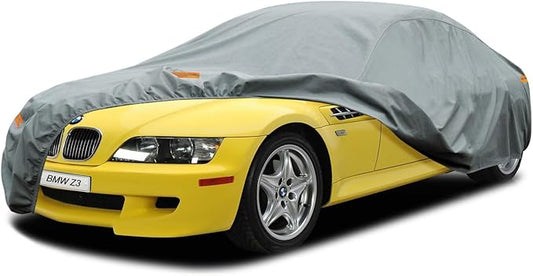 Kayme Heavy Duty Car Cover Custom Fit BMW Z3 Coupe Cabriolet, Waterproof All Weather for Automobiles, Full Exterior Covers Sun Rain UV Protection.