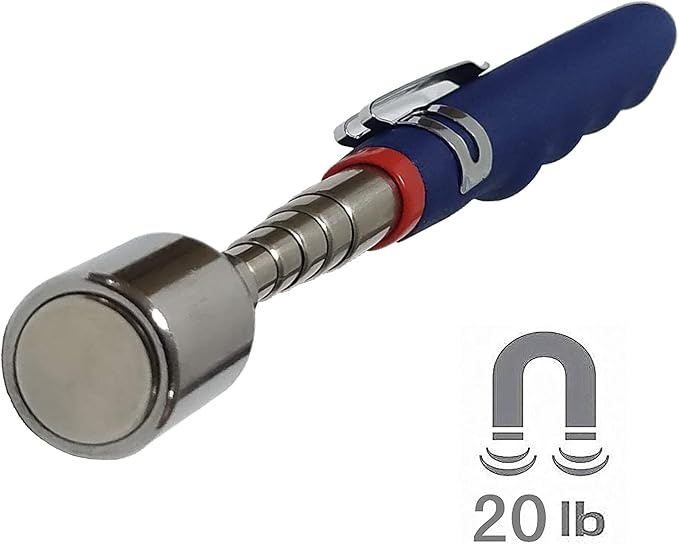 20lb Telescopic magnetic, flexible claw grabber pickup tool picker,spring claws with LED lights,magnetic pickup tool,grabber used to pick up Small items, small toys,garbage.