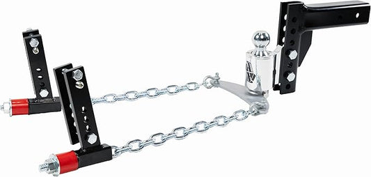 Andersen HITCHES | 3398.3 | Weight Distribution Hitch | No Bounce No Sway | Tow Accessories | 8" Drop/Rise, 2-5/16" Ball, 3" Shank, 3"/4"/5"/6" Bracket, 16k lb GTWR, 1600 lb Tongue