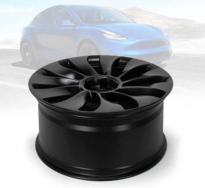 New 21" x 10.5'' Aluminum Alloy Replacement for OE Wheel Rim Compatible with Model Y 2020–2023 – OE Replacement Rim (Only Fit for Rear Wheel) Staggered Setup for Performance Models