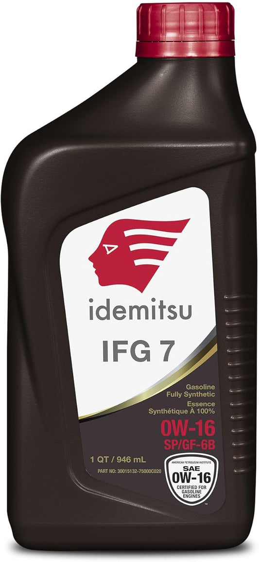 Idemitsu IFG 7 0W-16 SP/GF-6B Motor Oil – 1 Quart | Precision Engineered for Maximum Efficiency and Protection