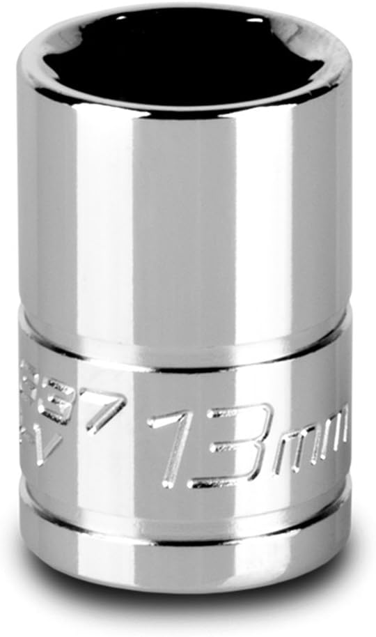 Capri Tools 13 mm Shallow Socket, 3/8-Inch Drive, 6-Point, Metric