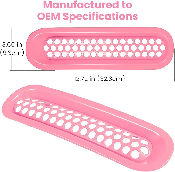 7PCS Front Grill Mesh Inserts for Jeep Wrangler JK JKU Unlimited 2007 2008 2009 2010 2011 2012 2013 2014 2015 2016 2017 2018 Grille Guard Cover Trim Clip-in Exterior Accessories (Matte Pink)