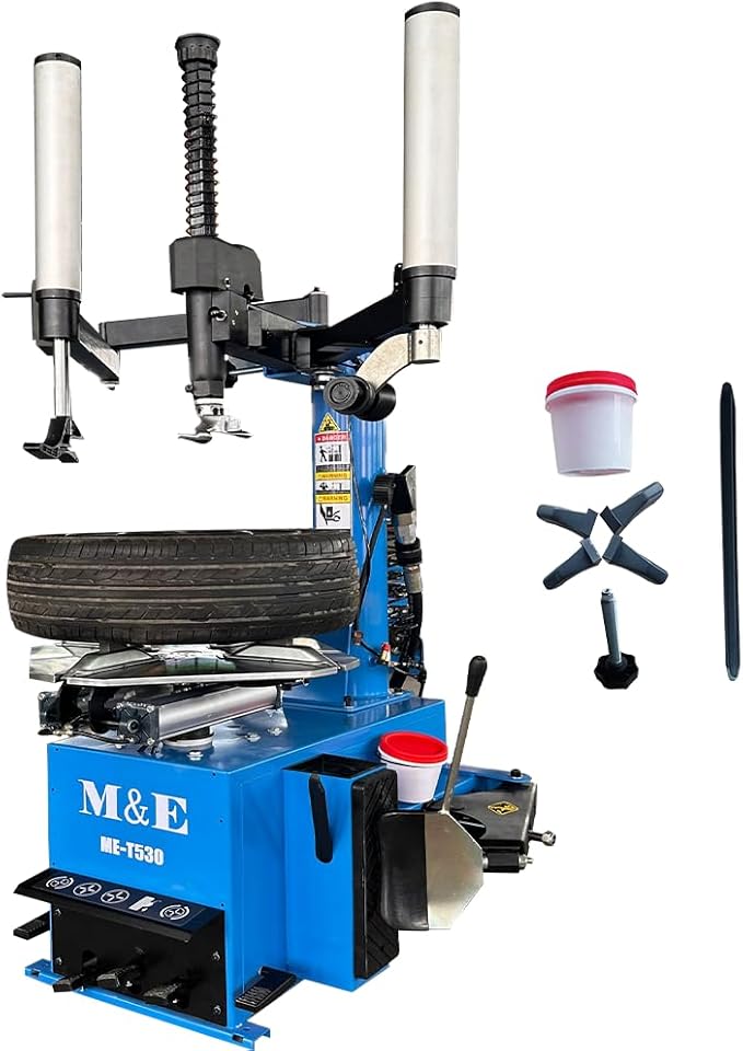 ME-T530Z 2.0HP Tire Changer Machine with Bead Blaster Double Assist Arm Tire Changer