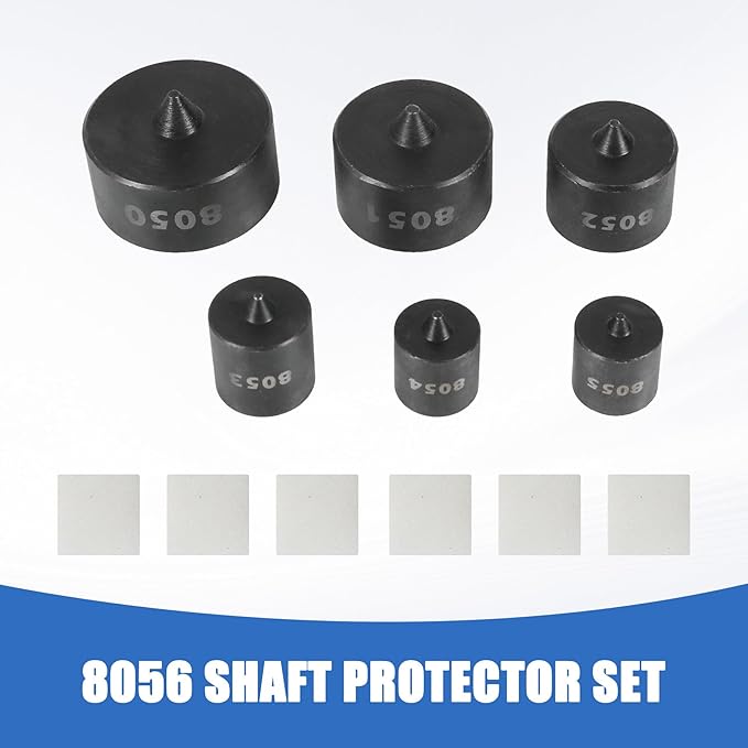 522 7393 8056 Puller and Protector Tools 522 Large Gear and Pulley Puller & 7393 Gear and Pulley Puller & 8056 Shaft Protector Set for Timing Gears, Fan Pulleys