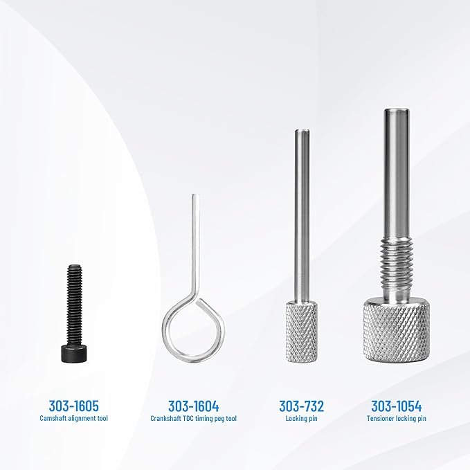 Petrol Engine Timing Tool Kit, Compatible with Ford 1.0 EcoBoost Focus Fiesta Belt Engine Timing Locking Setting Tools Set for Ford 1.0 ECOBOOST Lock Tool KIT SCTi 303-1605 303-1606 303-1604 303-1602