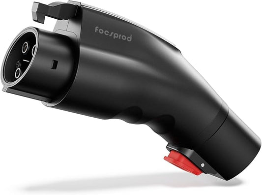 for Tesla to J1772 Charger Adapter, Max 60A 250V for NACS to J1772 Electric Vehicles Charging Adapter Compatible with Tesla Mobile Charger, High Powered Connectors, Destination (Black)