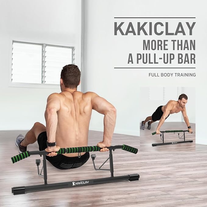 Pull Up Bar for Doorway,2024 Upgrade Multi-Grip Hanging Bar for Home Gym, Max Capacity 440 lbs Multifunctional Portable Chin Up Bar - USA Original Patent, Designed, Shipped, Warranty