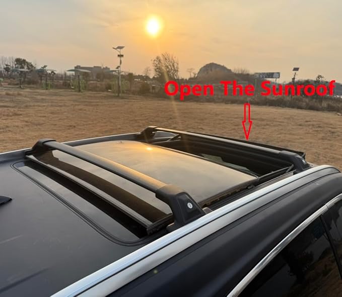 Upgraded 260lbs Cargo Racks for 2016-2022 Honda Pilot Roof Rack Cross Bars Rail Luggage Carrier Lockable Accessories