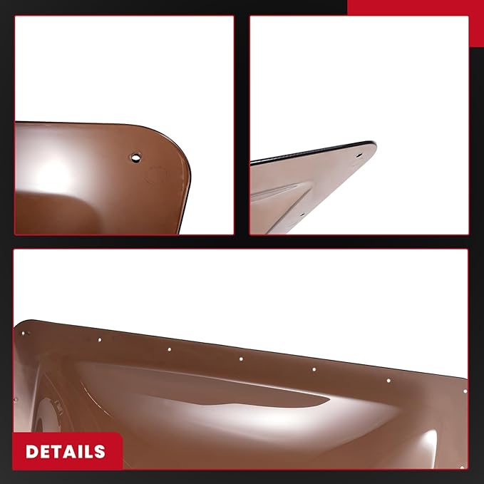 SL1422 RV Skylight Replacement,18" x 26" Camper Skylight fits Standard 14" x 22" Openings 16" x 26" Overall,RV Shower Bathroom Skylight Cover - SL1422S(Smoke)