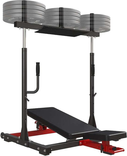 GMWD Vertical Leg Press Machine, Leg Strength Training Machine with Linear Bearing, Lower Body Special Machine Home Gym