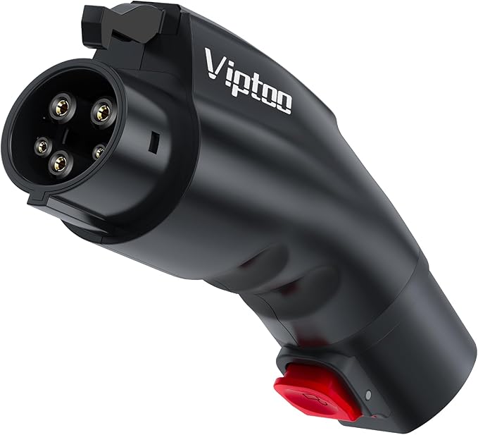 Adapter for Tesla to J1772 EV Charger [Only to J1772], Converter Up to 60Amp 250V AC with Press-Safety-Lock, Compatible with Tesla High-Powered Connectors, Destination/Mobile Chargers,Black