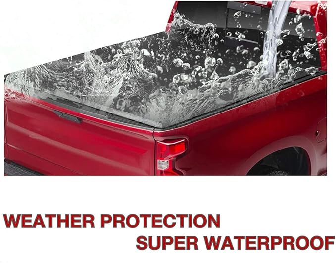 5'6" Hard Fiberglass Tri-Fold Truck Bed Tonneau Cover | 6899012 | Fits for 2015-2025 F150