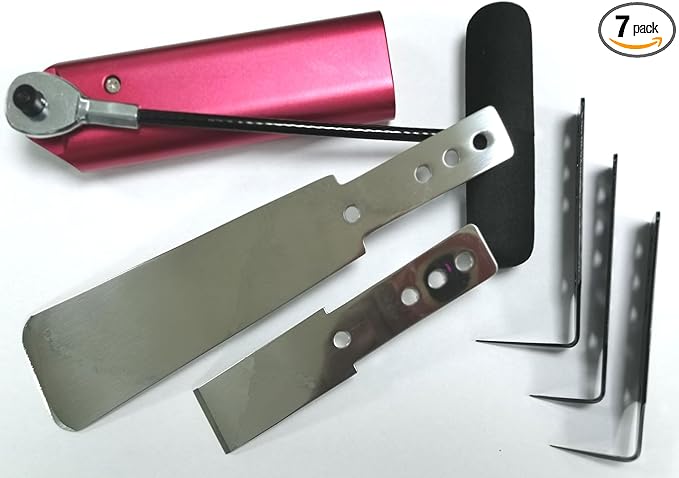 Windshield Removal Tool Kit,Windshield Removal Tool,Windshield Installation Kit,Universal Car Windscreen Quick Release Cold Knife Windshield and car Window Glass Urethane Scraper Tool Set