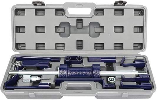 13LBS Dent Puller w/Slide Hammer Auto Body Truck Repair Automotive Hammer Puller Repair Frame Set with Carrying Case (18 PCS)