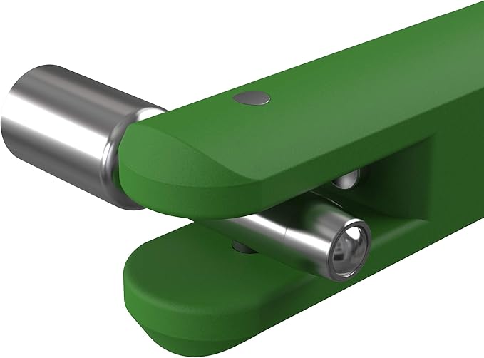 BASIKER Tire Valve Stem Puller Tool No Scratch with Valve Core Tool Green Perfect Replacement for Universial car Valve Stem Extenders Straight Metal Dual Wheel Valve Stem Extension Adapter