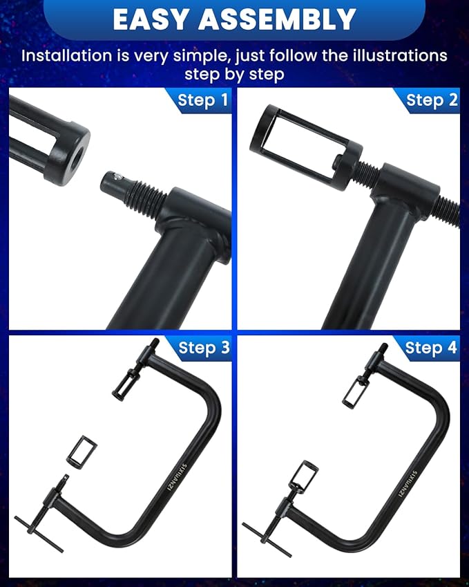 SIXIWANZI 12pcs Valve Spring Compressor Tool with Valve Lapping Tool for Car, Motorcycle, ATV, and Small Engines