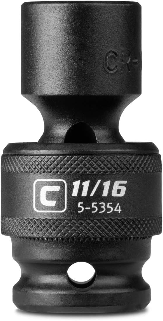 Capri Tools 11/16-Inch Universal Impact Socket, 1/2-Inch Drive, 6-Point, SAE