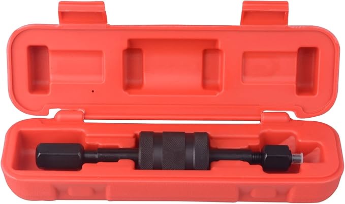 DAYUAN Diesel Injector Puller Tool with Slide Hammer, Fuel Injector Remover with M8 M12 M14 Thread Adapters