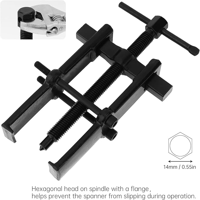 ChgImposs Two Claw Separate Lifting Device Pull Bearing Puller for Bearing Maintenance/Auto Car Repair, Strengthen Bearing Auto Mechanic Bearing Puller Tool (6 Inch)