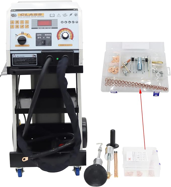 Dent Pulling Machine Spot Welder Car Auto Repair Machine Steel Dent Puller, 110V