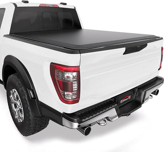 Soft Roll Up Truck Bed Tonneau Cover Fits 2004-2014 Ford F-150 8FT (96") Styleside/Fleetside (NOT for Flareside/Stepside) Bed