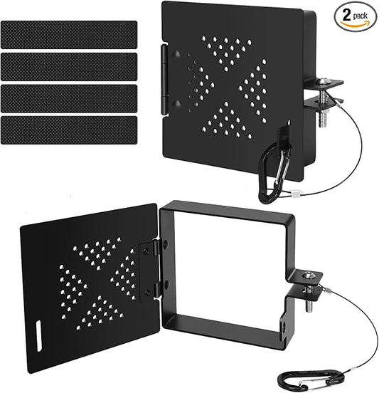 2 Pack Camper Bumper End Caps RV Aluminum Cap Sewer Hose Plug Cover with Screw Fixing, Heavy Duty RV Trailer Accessories for 4 Inch Bumper