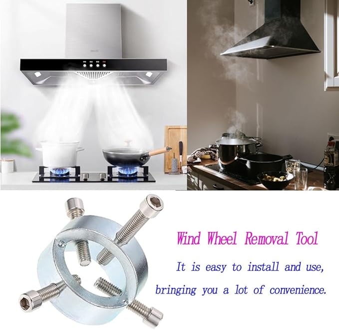 Fan Blade Blower Wheel Puller Range Hood Cleaning Wind Wheel Removal Tool Pull Appliance