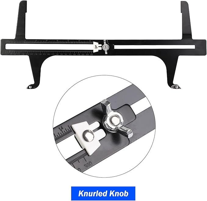 Brake Measuring Tool/Brake Resetting Gauge - Brake Reset Instrument Tool for Rear Drum Brake Lining, Parking, Rotor Reset, Measurement and Adjustment