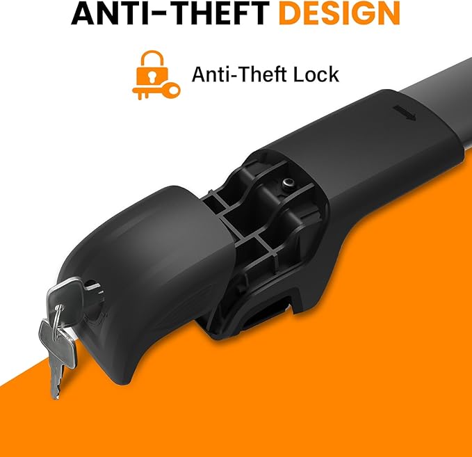 300lbs Lockable Roof Rack Cross Bars Compatible with 2024 2025 2026 Hyundai Santa Fe & Santa Fe Hybrid with Raised Side Rails (Not for SE), Aluminum Heavy Duty Crossbar Luggage Accessories