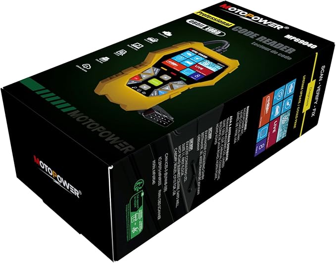 MOTOPOWER MP69040 Car OBD2 Scanner Code Reader Engine Fault Code Reader Scanner CAN Diagnostic Scan Tool for All OBD II Protocol Cars