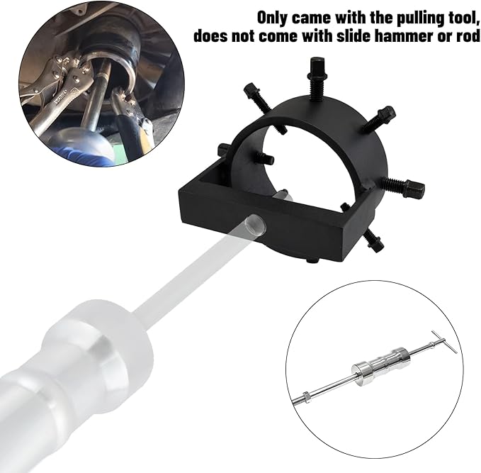 Upgraded Version Thickened SXS CV Axle Shaft Puller Tool,UTV CV Axle Removal Tool,ATV Bearing Puller,Side by Side Bushing Puller (3.78 inch ID)