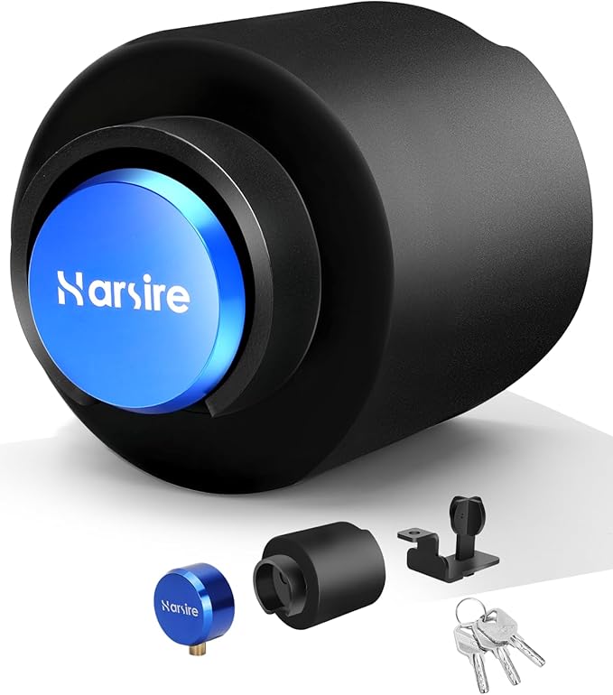 Trailer Lock Fits 2 5/16 Inch Coupler, 2025 Upgrade Heavy Duty Trailer Coupler Lock, Steel Anti-Theft Structural Trailer Hitch Lock, 2 5/16 Trailer Hitch for Travel Trailers, Boats, Trucks, RV