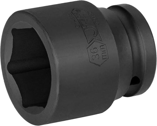 Jetech 3/4 Inch Drive 36mm Standard Impact Socket, Made with Chrome Molybdenum Alloy Steel, Heat Treated, 6-Point Design, Metric
