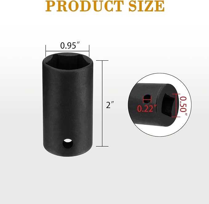 Penta Socket With 1/2" Drive and 13/16" 5-Point Utility, For Hard Workers Everywhere