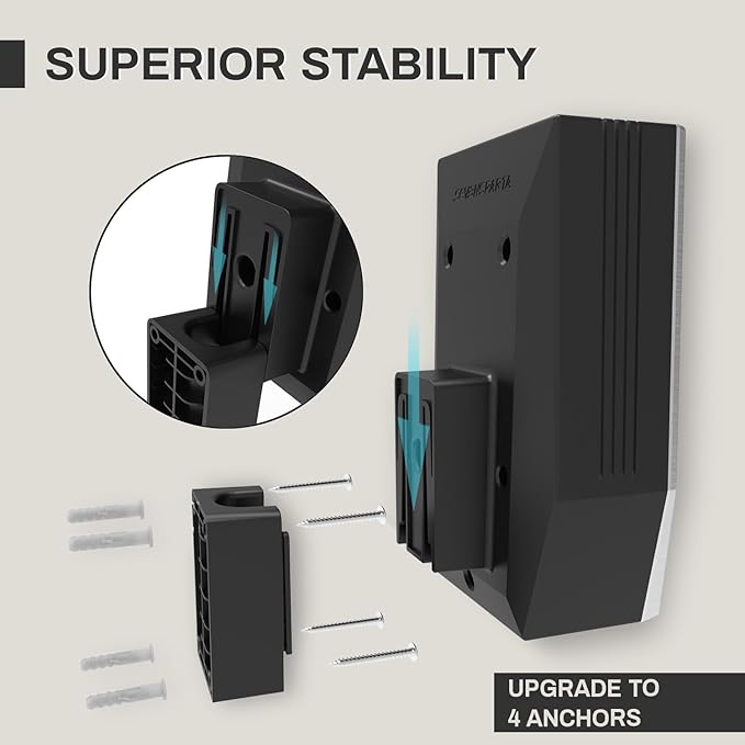 Upgraded Aluminum Charging Cable Holder with Chassis Bracket Compatible with Tesla Cybertruck Model 3 Model Y Model X Model S Charger Cable Organizer Accessories for Wall Connector,Improved Slot