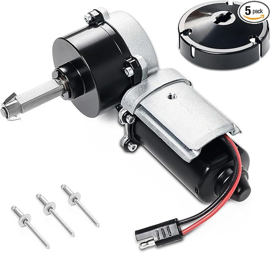 3317084.000U RV Awning Motor Drive Repair Kit Assembly Fit for Dometic 9200 Series Power Awnings, Replace# 3316605.001, 3316605.017, Black