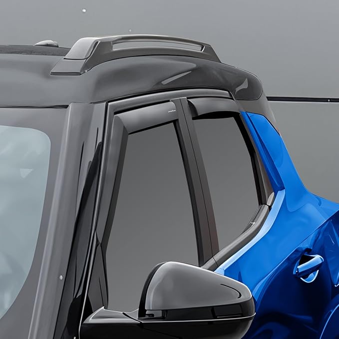 Goodyear Shatterproof in-Channel Window Deflectors for Chevrolet (Chevy) Trailblazer 2021-2026, Rain Guards, Window Visors for Cars, Vent Deflector, Car Accessories, 4 pcs - GY007914