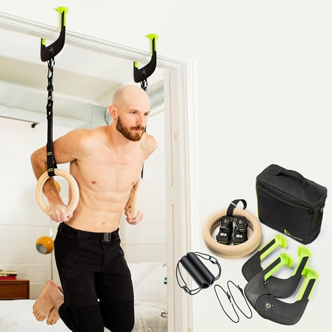 Duonamic Eleviia: Portable Doorway Pull-Up Bar – Lightweight, Travel-Ready, 250 lb Capacity
