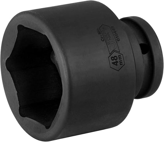 Jetech 3/4 Inch Drive 48mm Standard Impact Socket, Made with Chrome Molybdenum Alloy Steel, Heat Treated, 6-Point Design, Metric
