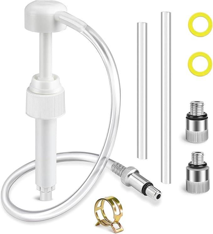 GlückMarine Boat Lower Unit Gear Lube Oil Pump for Standard Quart Bottles Compatible with Most Marine Outboard Motors and MerCruiser Sterndrives