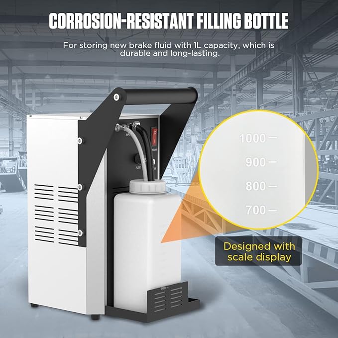 Brake Bleeder Kit Automotive,Brake Fluid Bleeder Exchanger Machines,Brake Oil Fluid Extractor Pump,Professional Pulsating Brake Oil Fluid Bleeding Tool,Automatic Vacuum Brake Bleeder One Person