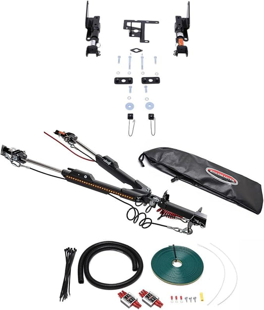 Roadmaster Nighthawk Tow Bar and Baseplate Combo with Smart Diode Wiring Kit for Incand. Bulbs fits 2021 2023 F150 Pickup with Incandescent Taillights | Includes Decal