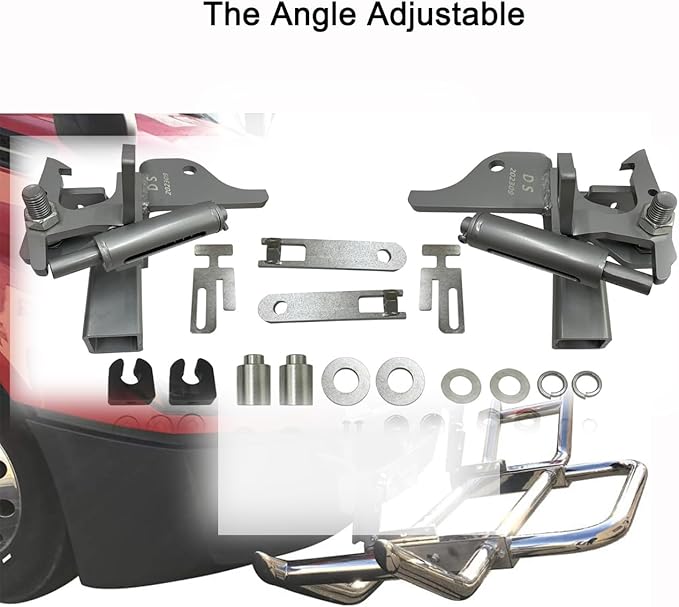 Mounting Brackets and Hardware Accessories Compatible with Volvo VNL 04-17 Truck Parts Polished Stainless Steel Deer Guard