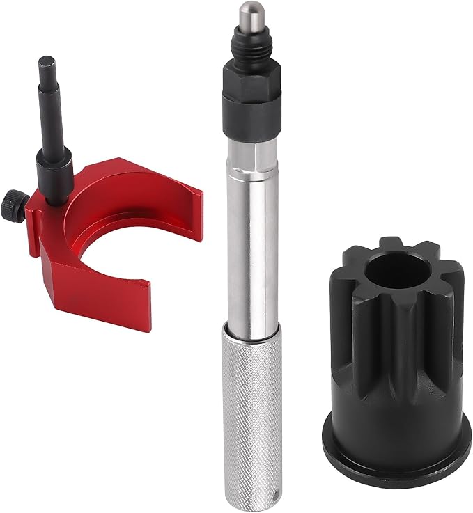 maXpeedingrods J-42083 Automatic Timing Pin & 9U-7227 Injector Height Adjustment Gauge Tool & Engine Barring Socket for Caterpillar CAT 3406E C-15 C-16, (3 PCS)